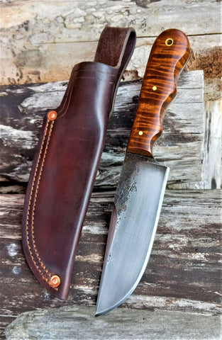 ****** Available To Purchase Now ****** Mid Size "Dark Horseman" In Gunstock Tiger Maple