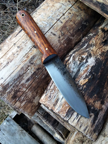 Reclaimed Oak Barn Wood Handle 4 1/2" Blade
