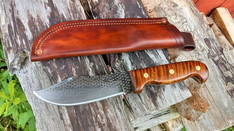 ****Available To Purchase Now ***** Will & Finck Reproduction Knife In Gunstock Tiger Maple