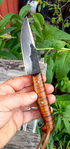 ***Available To Purchase Now**** Bird & Trout / Patch Knife, Made From A Vermont Lumber Mill Reclaimed Saw Blade