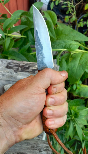 ***Available To Purchase Now**** Bird & Trout / Patch Knife, Made From A Vermont Lumber Mill Reclaimed Saw Blade