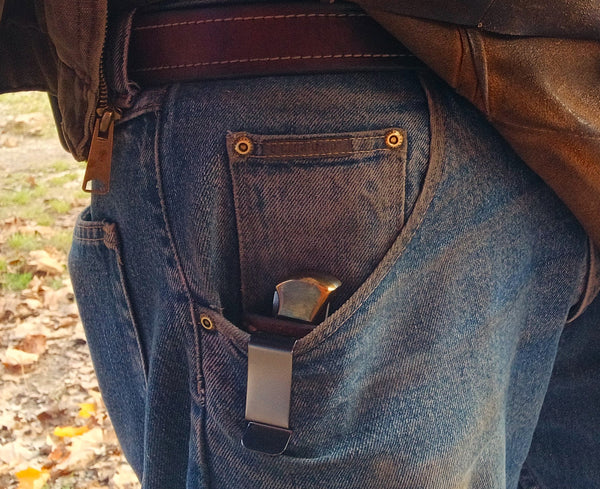 ****Available To Purchase Now****Leather Pocket / Belt Knife Sheath For Buck 110 And Other Knives