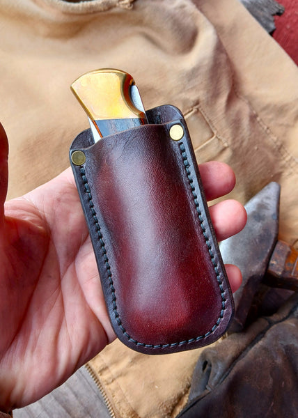 ****Available To Purchase Now****Leather Pocket / Belt Knife Sheath For Buck 110 And Other Knives