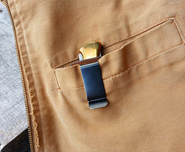 ****Available To Purchase Now****Leather Pocket / Belt Knife Sheath For Buck 110 And Other Knives