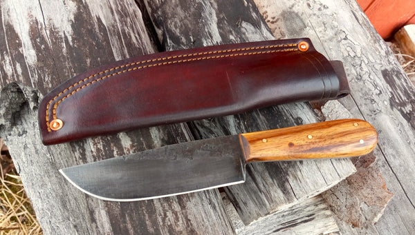 ***Available To Purchase Now*** Frontier Trade Knife In Reclaimed Chestnut Barnwood