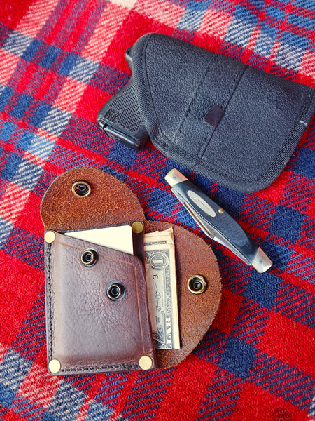 The New " Hide Out" Compact Minimalist Leather Wallet ***Available To Purchase Now***