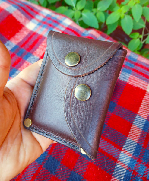 The New " Hide Out" Compact Minimalist Leather Wallet ***Available To Purchase Now***