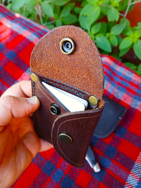 The New " Hide Out" Compact Minimalist Leather Wallet ***Available To Purchase Now***