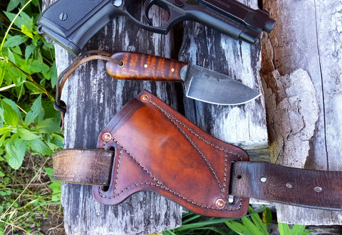 ****Available To Purchase Now*****New Style Cross Draw Sheath And EDC Knife