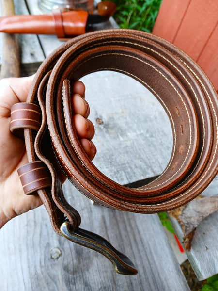 *****Available To Purchase Now***** Handmade Full Grain Leather Belts, Made In Vermont