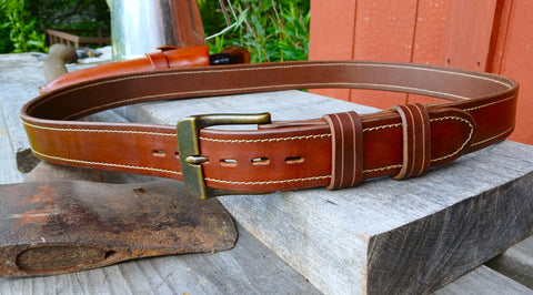 *****Available To Purchase Now***** Handmade Full Grain Leather Belts, Made In Vermont