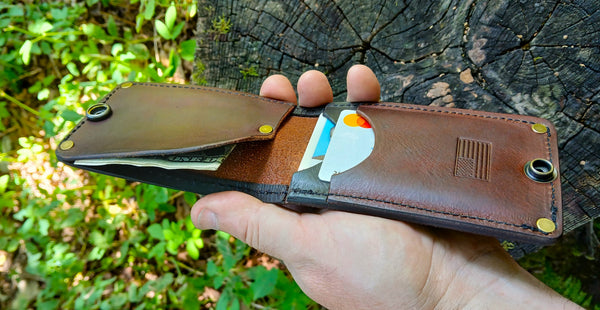 Slim Profile Compact Leather Wallet ****Available To Purchase Now****