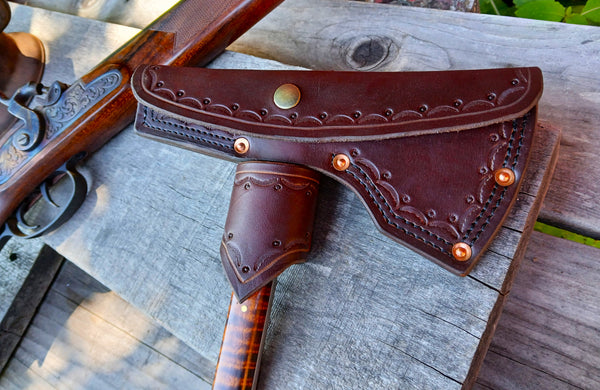 *****Available To Purchase Now ***** Hand Forged Tomahawk With Gunstock Tiger Maple Handle