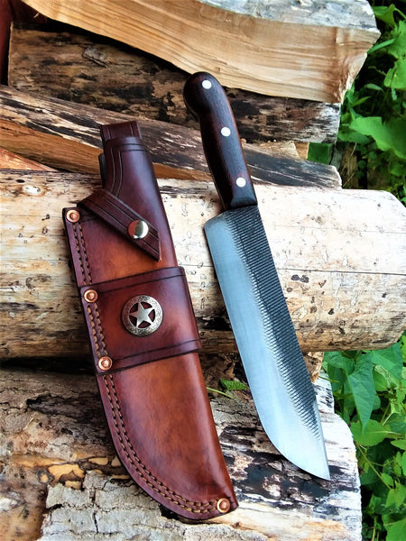 ***Available To Purchase Now*** Texas Ranger Knife, Hand Forged Rasp Steel