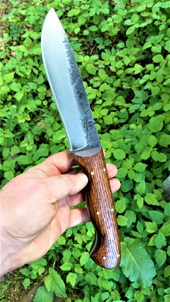 ****** Available To Purchase Now ****** Long Hunter Frontier Knife Vintage Oak Handle