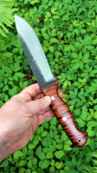 ****** Available To Purchase Now ******  Frontier Long Hunter Knife In Gunstock Tiger Maple