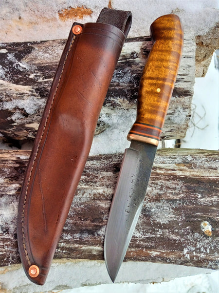 ****** Available To Purchase Now ****** Classic Puukko Style Belt Knife