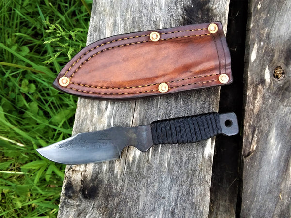 Small Survival Knife, Hand Forged