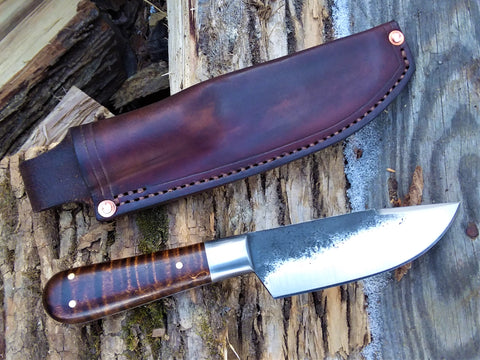 Heavy Blade Clip Point Bowie Knife