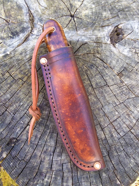 ****** Available To Purchase Now ******* Bushcraft / Camp Knife In Gunstock Tiger Maple