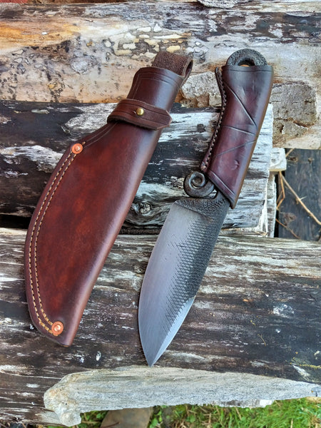 ***** Available To Purchase Now ******* Primitive Viking / Hunting Knife, Hand Forged