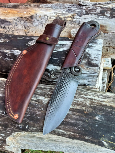 ***** Available To Purchase Now ******* Primitive Viking / Hunting Knife, Hand Forged