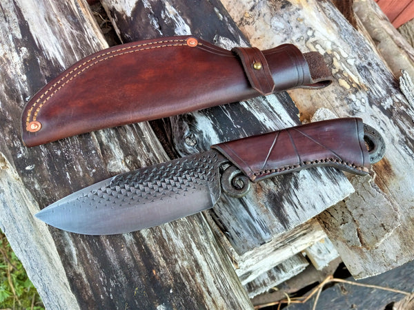 ***** Available To Purchase Now ******* Primitive Viking / Hunting Knife, Hand Forged