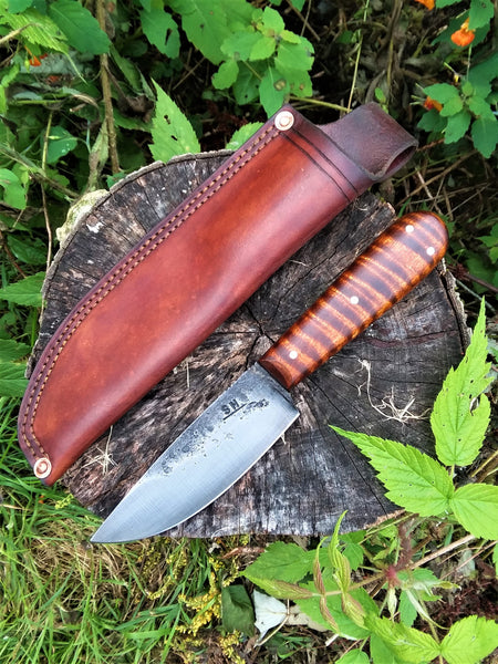 Bushcraft Woods Knife, Hand Forged Carbon Steel