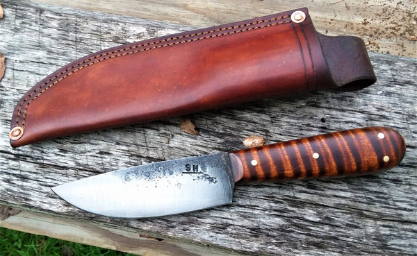 Bushcraft Woods Knife, Hand Forged Carbon Steel